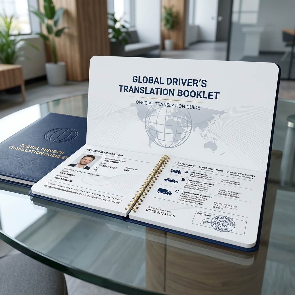 International Driving Permit Booklet